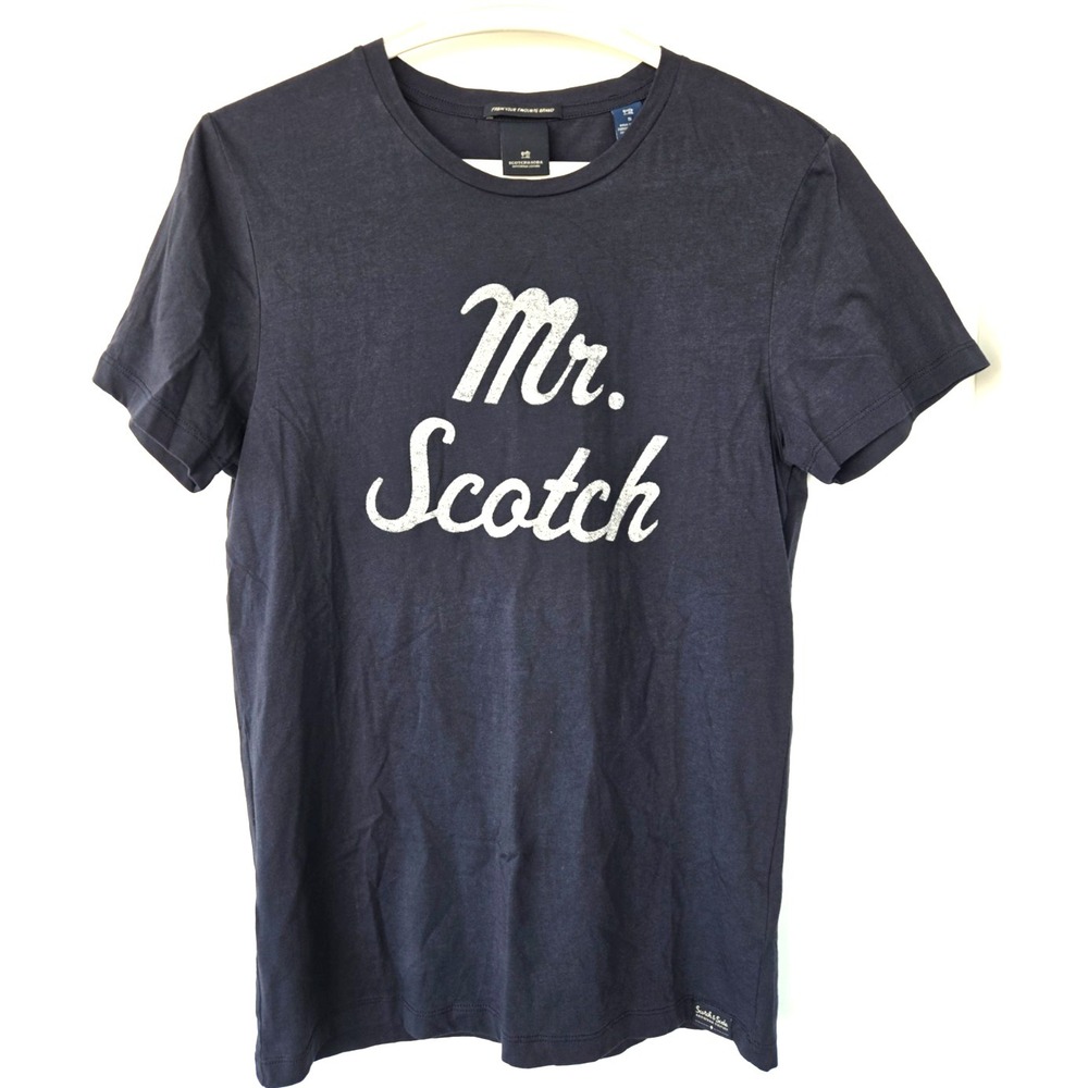 Scotch & Soda Character Graphic Navy Blue T Shirt Men S